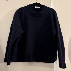 Reformation Classic Navy Blue Sweater